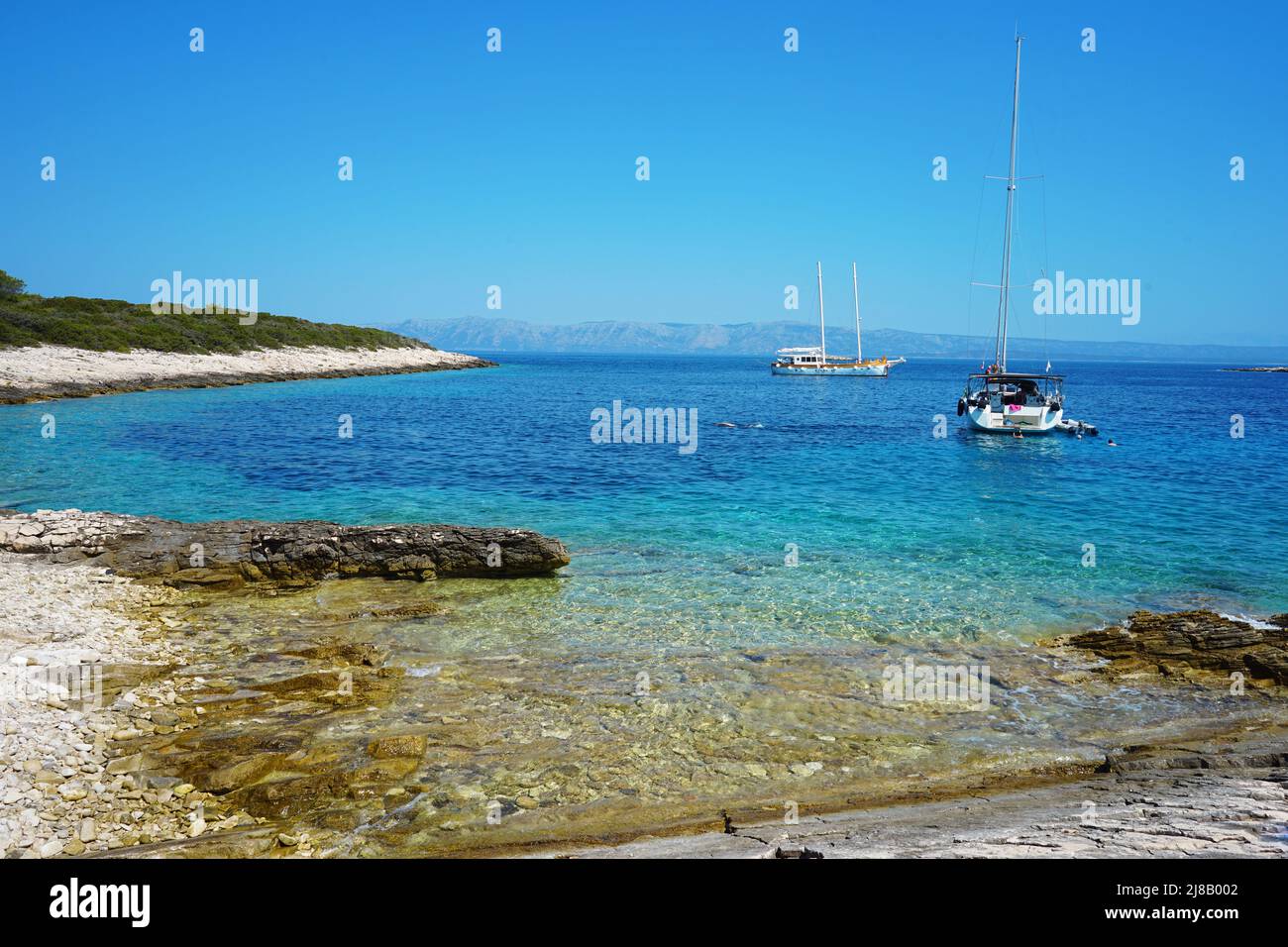 Proizd island, Vela Luka, Croatia Stock Photo - Alamy