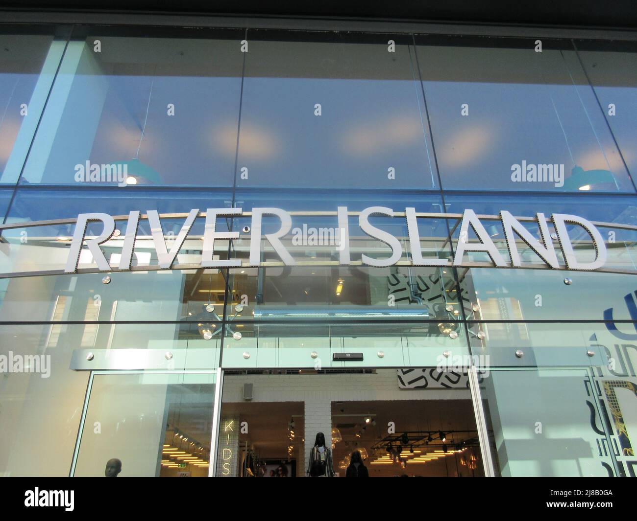 River Island Clothing Shop Sign Stock Photo Alamy