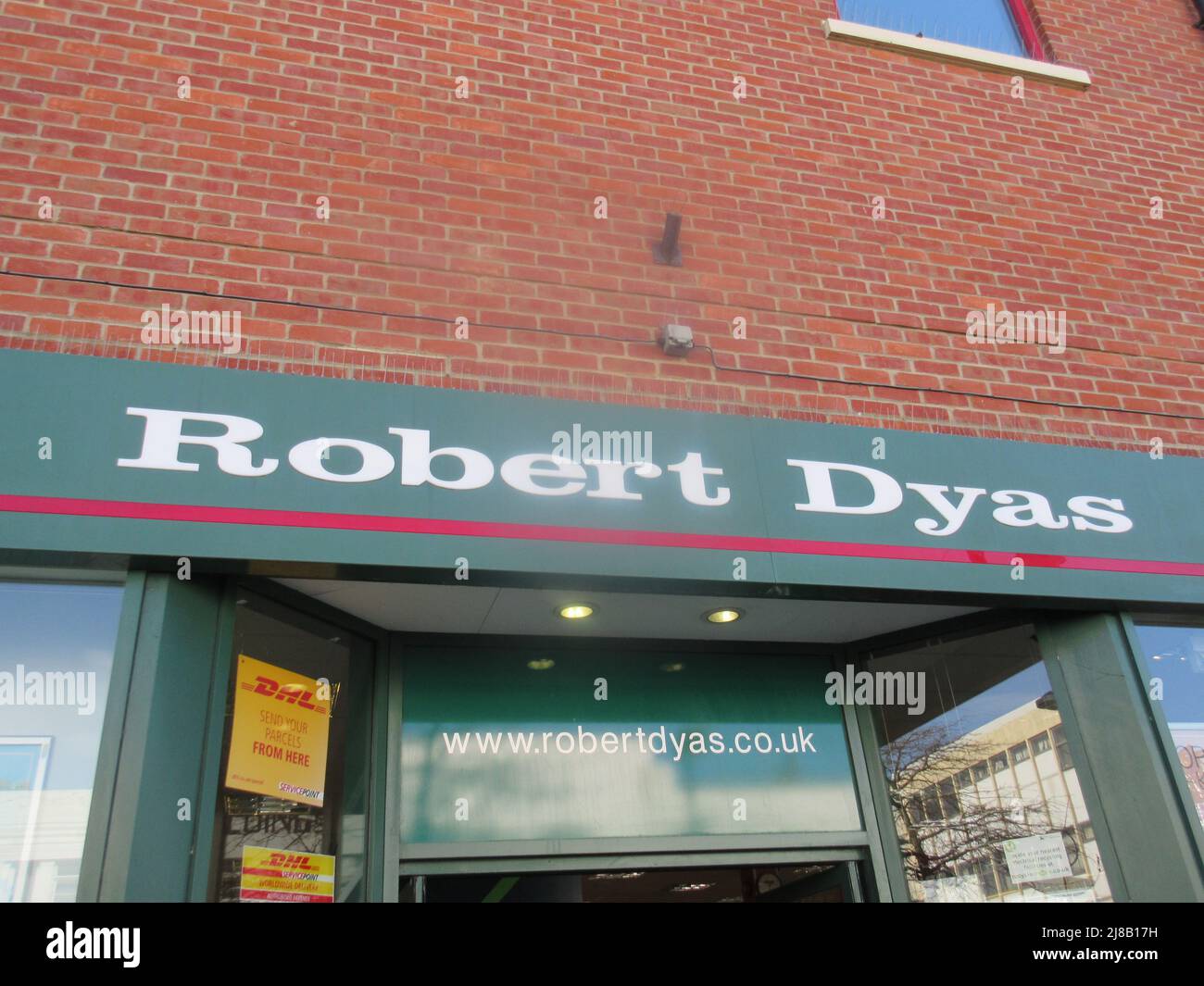 Robert Dyas Retail Shop Sign Stock Photo Alamy