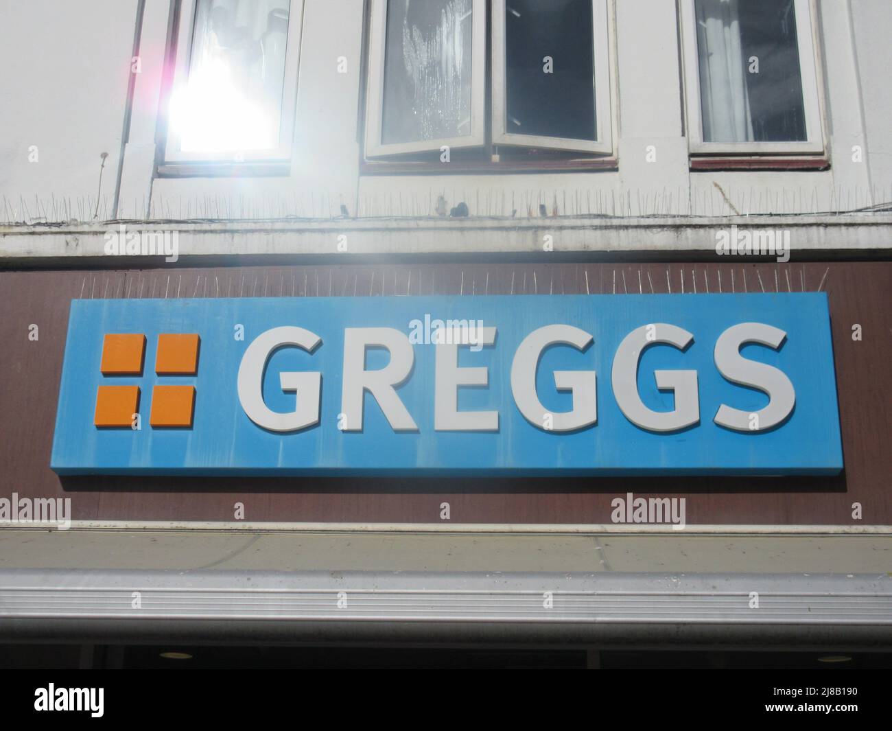 Greggs symbol hi-res stock photography and images - Alamy