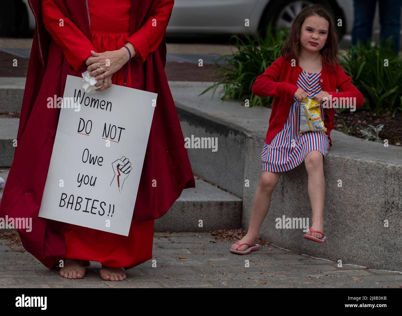 Handmaid protest 2022 hi res stock photography and images Alamy