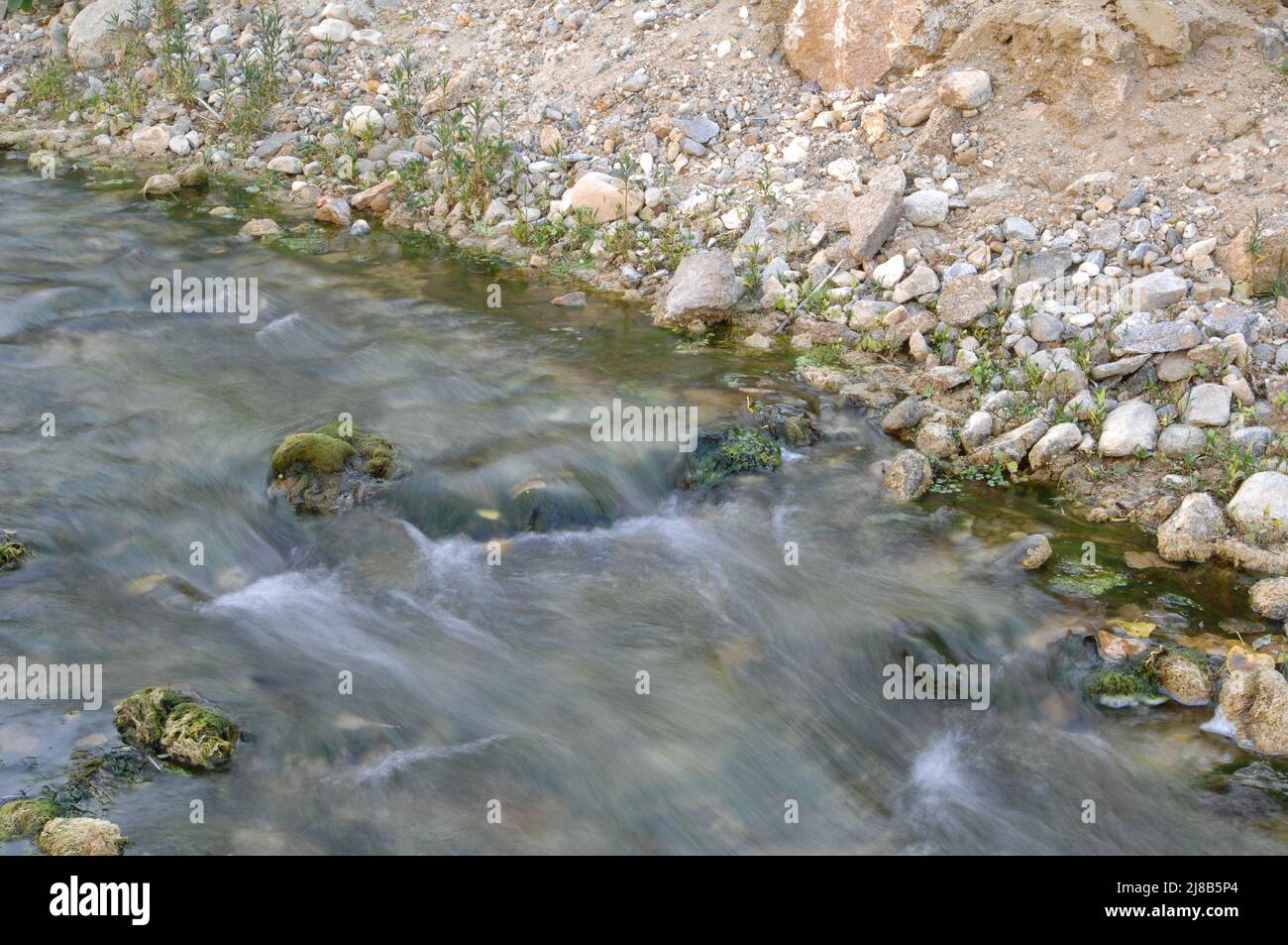 Small stream in the Tehachapi mountains near Bodfish, California Stock Photo