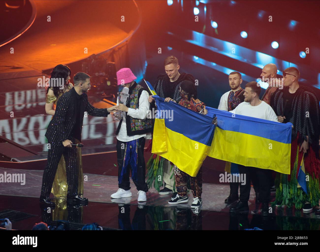 Kalush Orchestra (Stefani?) Ukraine The Winners Of He Eurovision Song ...