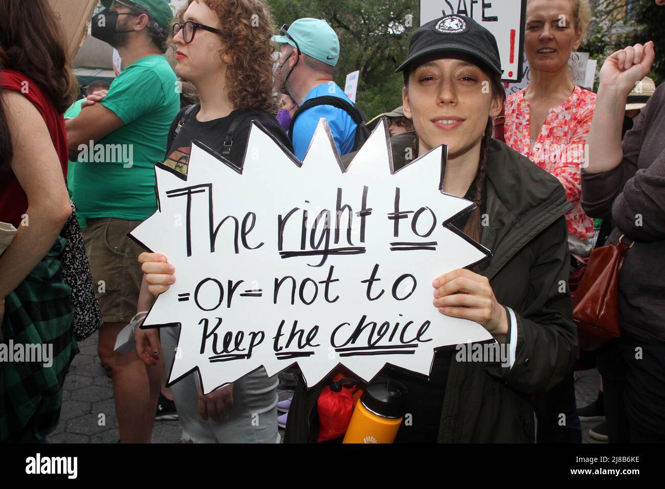 May 14, 2022, New York, New York, USA May 14, 2022 Nationwide ''Bans off of our Bodies'' Day of