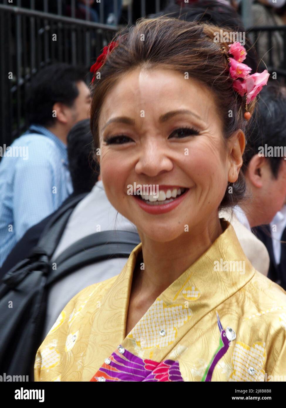 May 14, 2022, New York, New York, USA May 14, 2022 First Annual Japan Dy Parade marches down