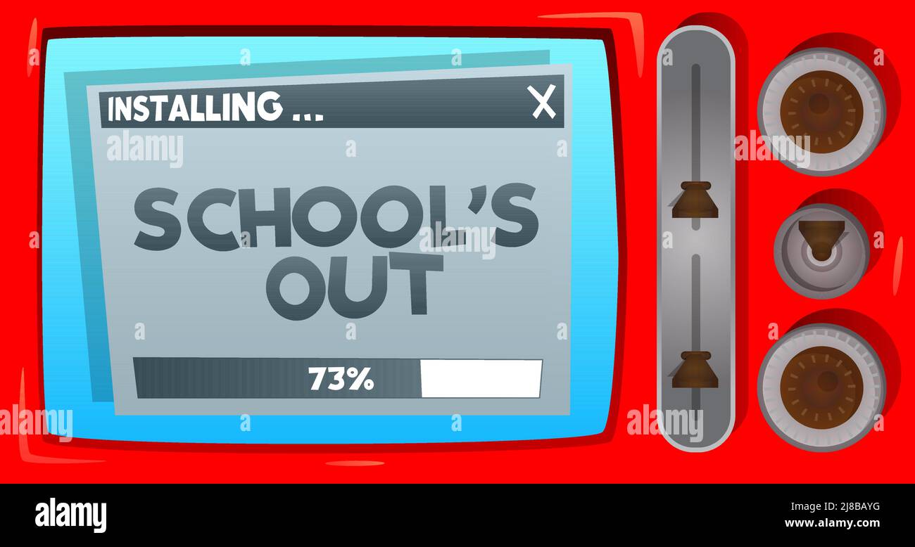 School Screen Vector System of schools Stock Vector Images - Alamy