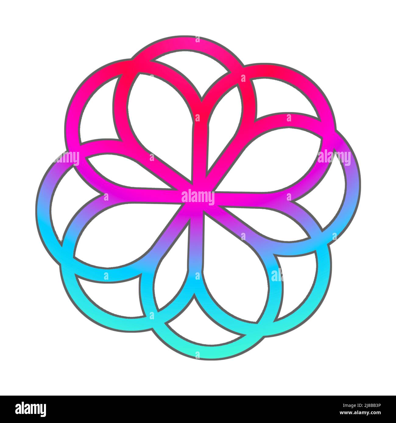 A Colourful Illustration HD Logo Design Photos Stock Photo