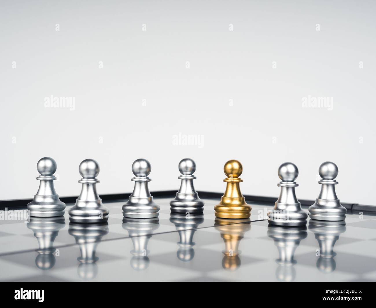 Ruling The Game 3d Chess King And Pawn Leadership Background