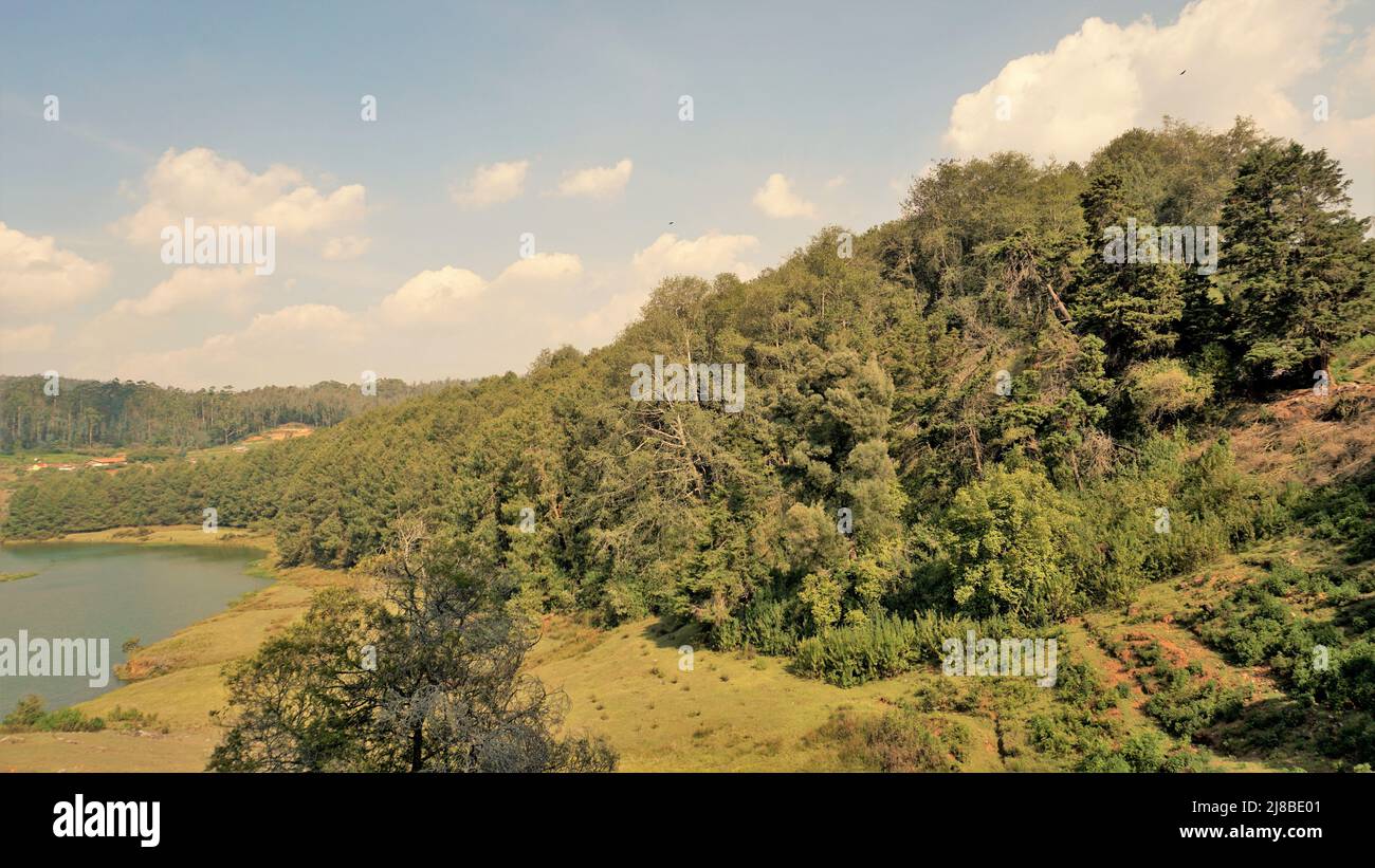 Beautiful scenic landscapes of Pykara falls,Ooty, Tamilnadu. Flowof ...