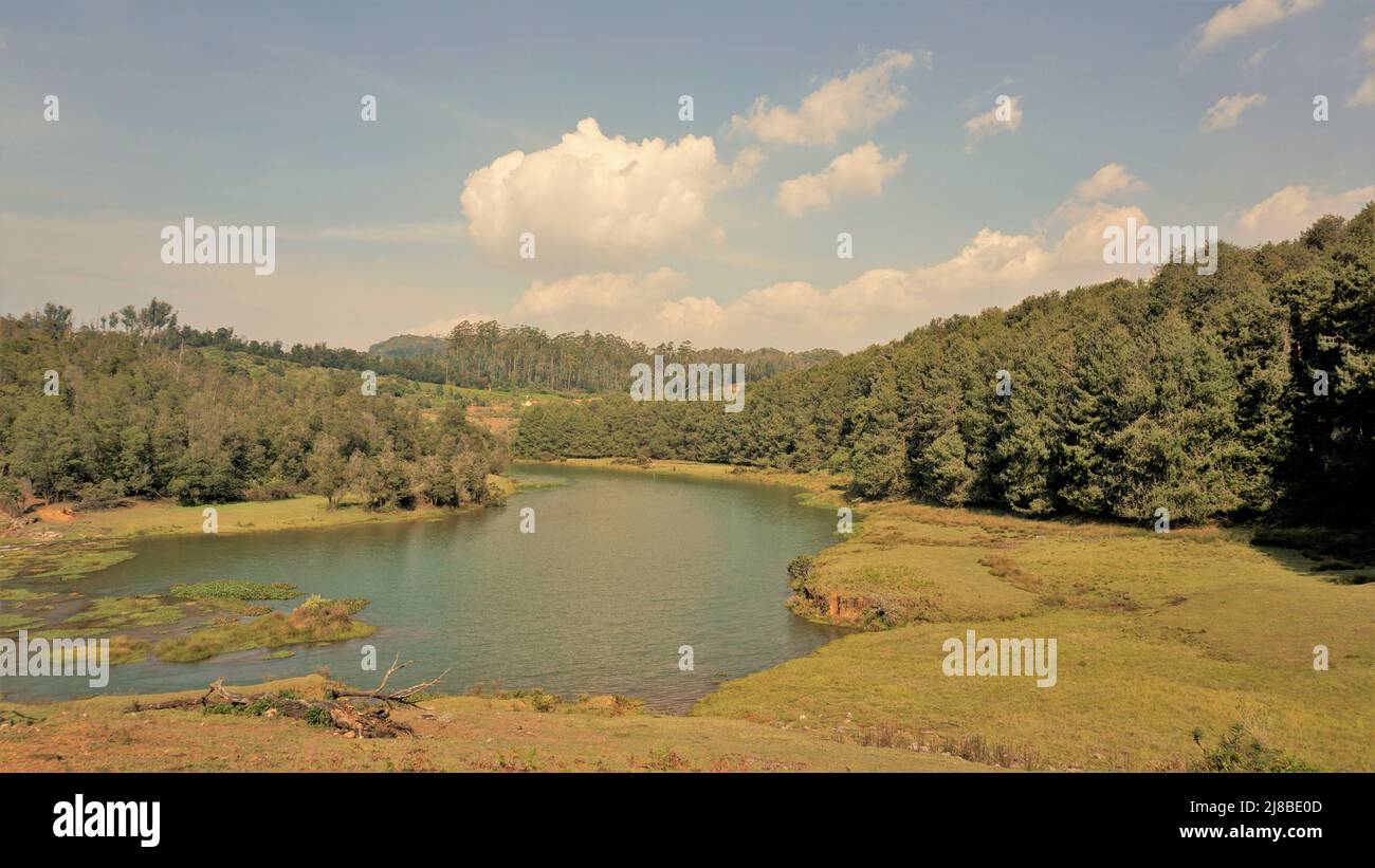 Beautiful scenic landscapes of Pykara falls,Ooty, Tamilnadu. Flowof ...