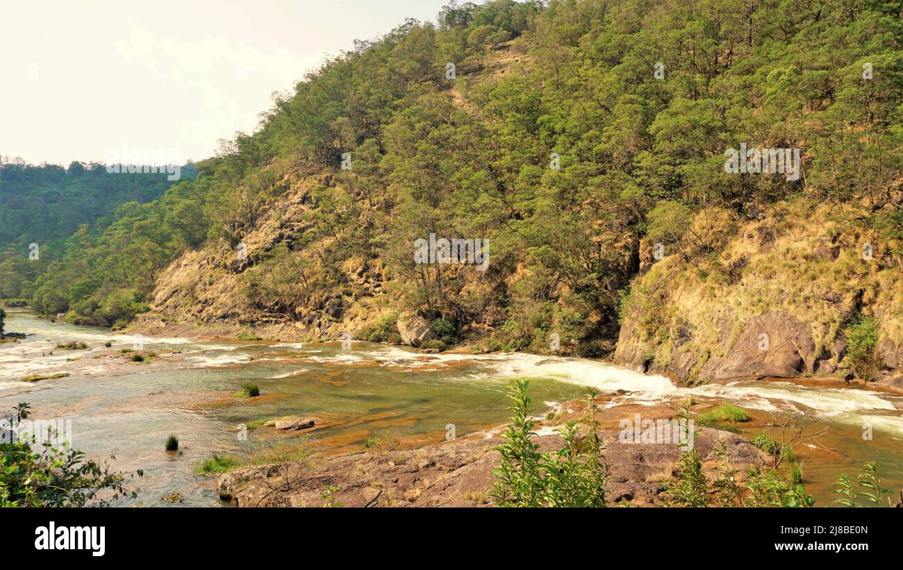 Beautiful scenic landscapes of Pykara falls,Ooty, Tamilnadu. Flowof ...
