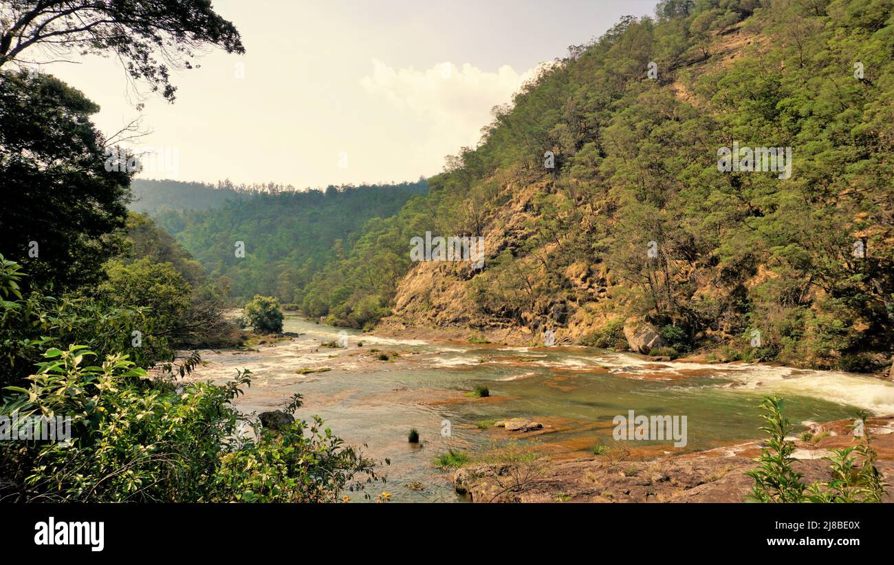 Beautiful scenic landscapes of Pykara falls,Ooty, Tamilnadu. Flowof ...
