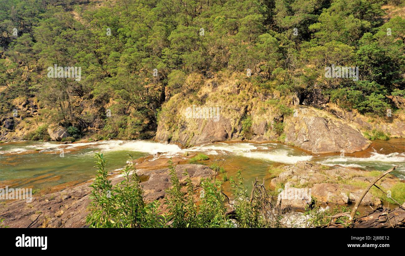 Beautiful scenic landscapes of Pykara falls,Ooty, Tamilnadu. Flowof ...
