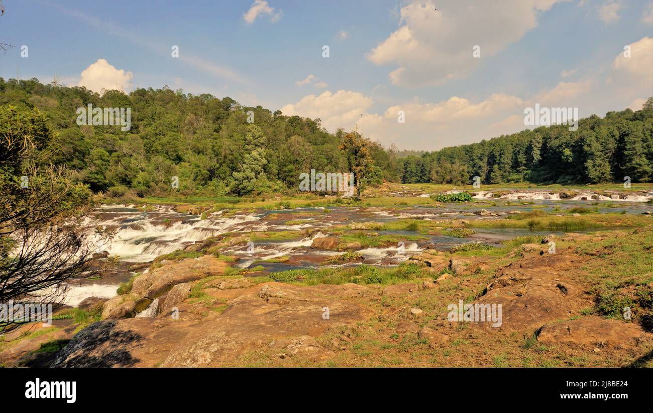 Beautiful scenic landscapes of Pykara falls,Ooty, Tamilnadu. Flowof ...