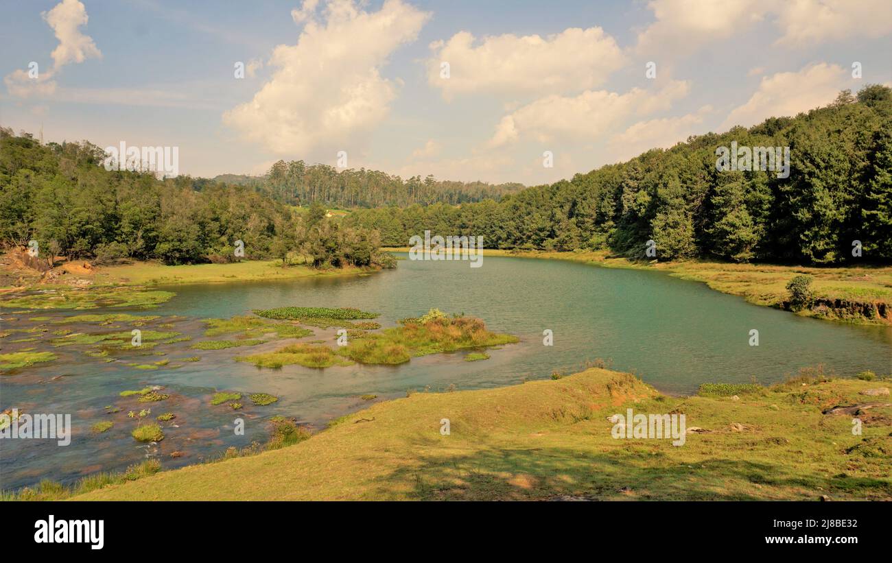 Beautiful scenic landscapes of Pykara falls,Ooty, Tamilnadu. Flowof ...