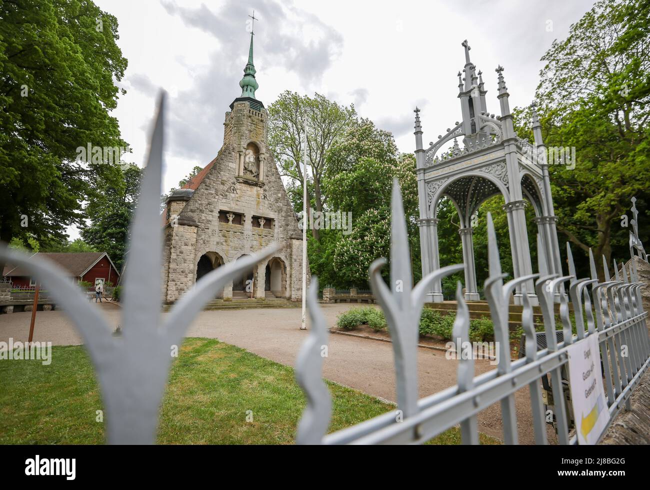 29 June 2023, Saxony-Anhalt, Halle (Saale): View of the renovated South  Boiling Hall (l) of the Salt Museum. After three and a half years of  reconstruction and renovation, the Technical Halloren- und