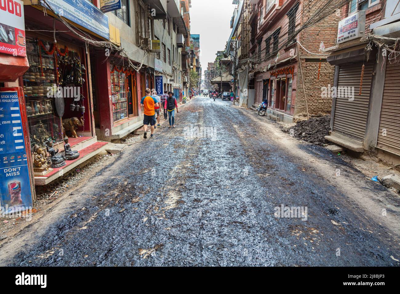 Kathmandu, Nepal October 27, 2021 Cityscape of the Nepalese capital