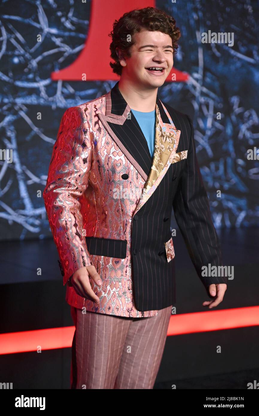Gaten Matarazzo Gaten Matarazzo attends Netflix's "Stranger Things" Season 4 New York
