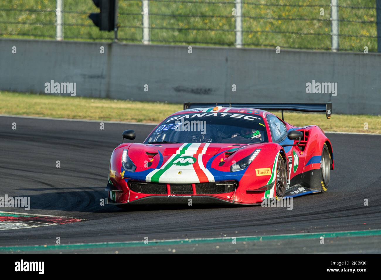 52 Machiels Louis (bel),Bertolini Andrea (ita), AF Corse, Ferrari 488 GT3, action during the 2nd round of the 2022 GT World Challenge Europe Sprint Cup, from May 13 to 15 on the Circuit de Nevers Magny-Cours in Magny-Cours, France - Photo: Alexandre Guillaumot/DPPI/LiveMedia Stock Photo