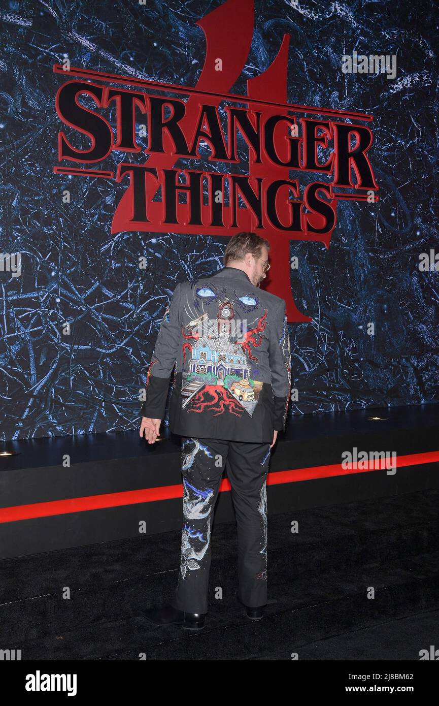 David Harbour attends Netflix's "Stranger Things" Season 4 New York(01)