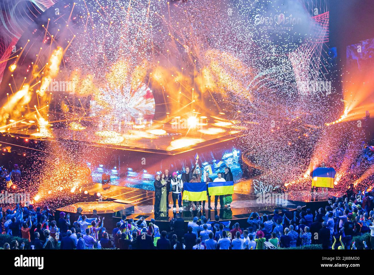 Kalush Orchestra for Ukraine wins the grandfinal of Eurovision Song