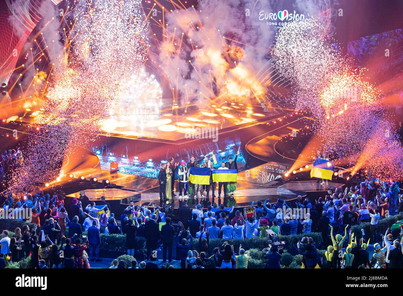 Kalush Orchestra for Ukraine wins the grandfinal of Eurovision Song