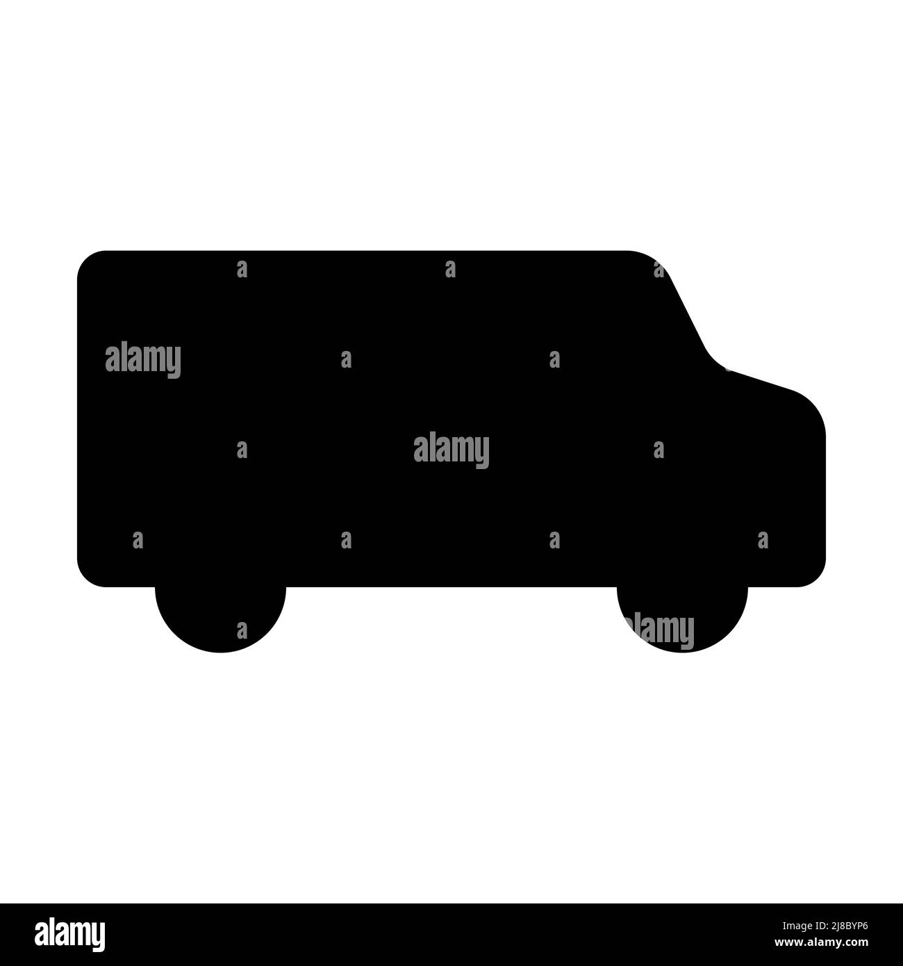 Van vector icon isolated on white background Stock Vector Image & Art ...