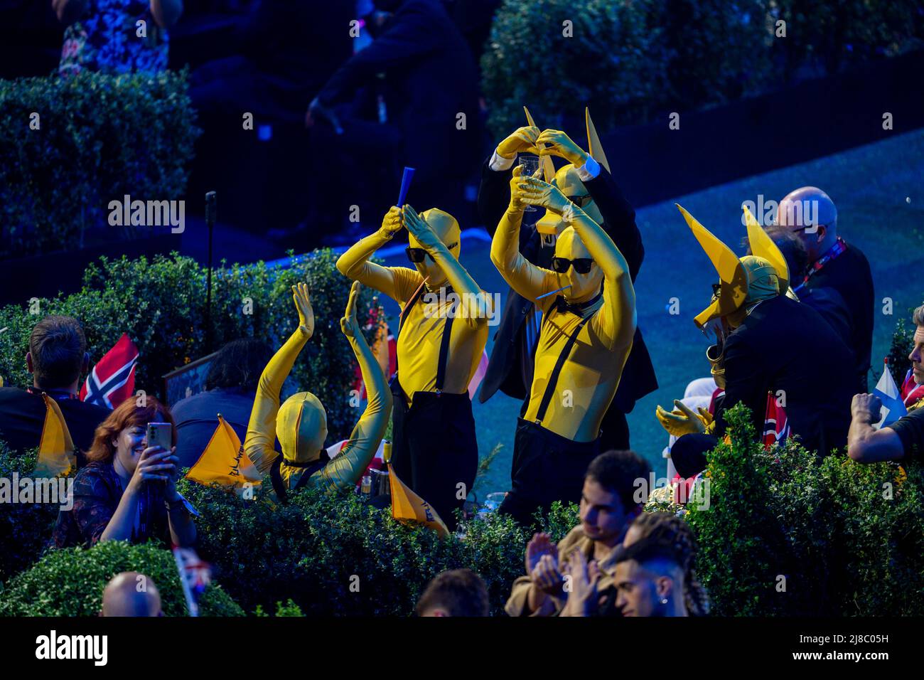 Turin, Italy 20220515.Subwoolfer during the final of the Eurovision Song Contest at the Pala