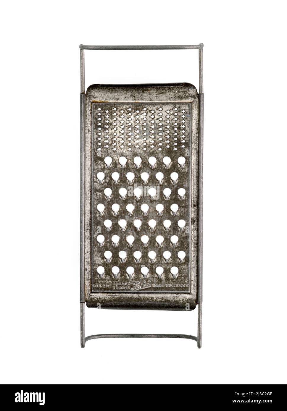 Old Used Kitchen Grater Stock Photo