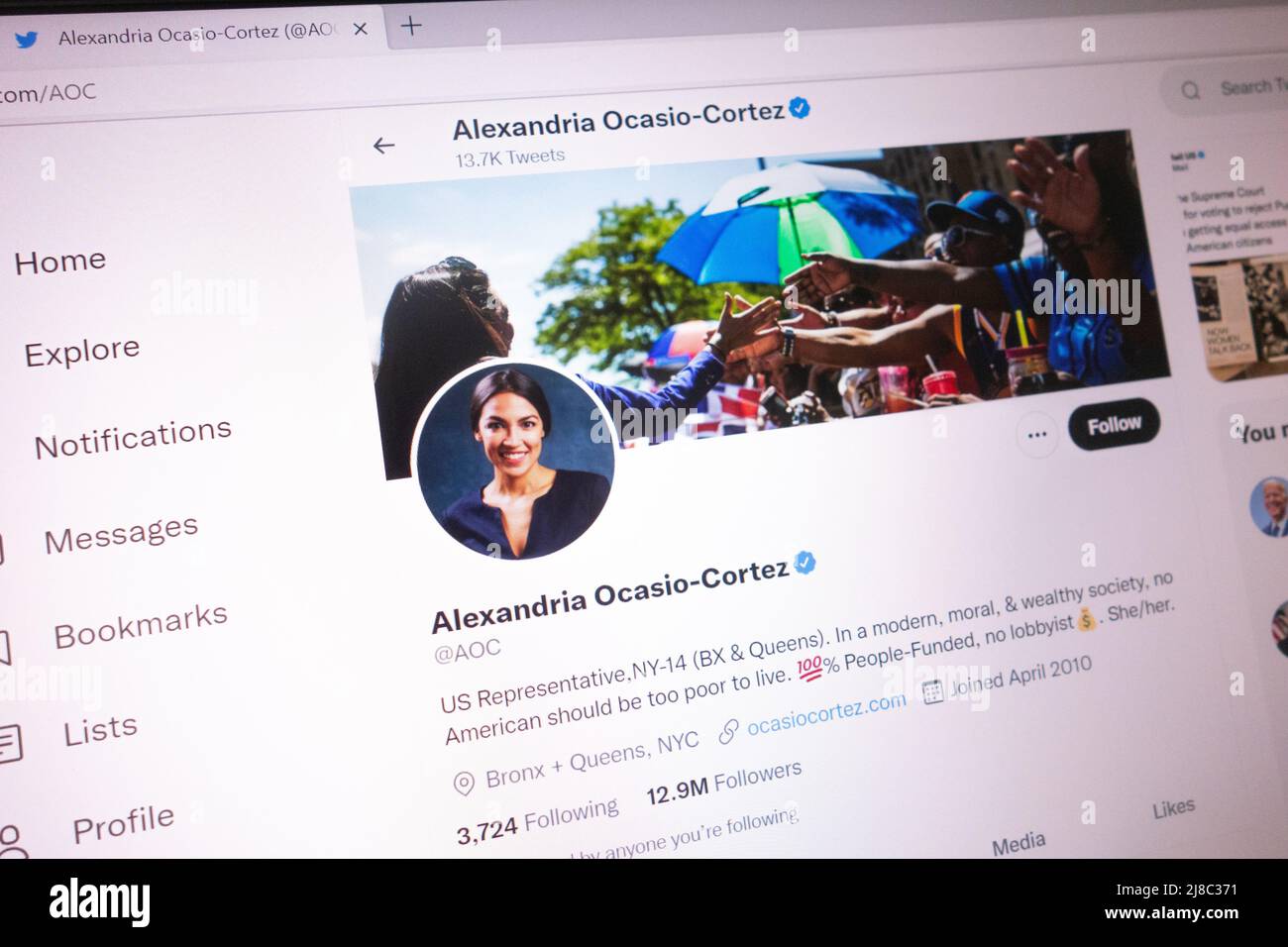 ocasio cortez website