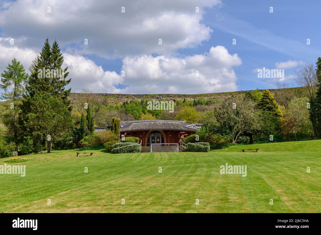 Joan of Arc Village Hall at Botton in Danby Dale, North Yorkshire Stock Photo