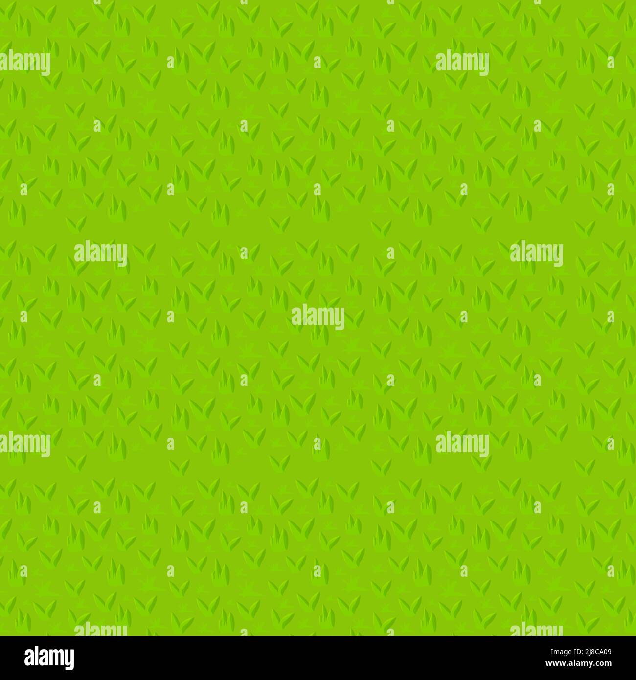 Grass, lawn abstract seamless background, game asset pattern, natural field herbs top view . Green meadow ui, gui. Vector illustration Stock Vector