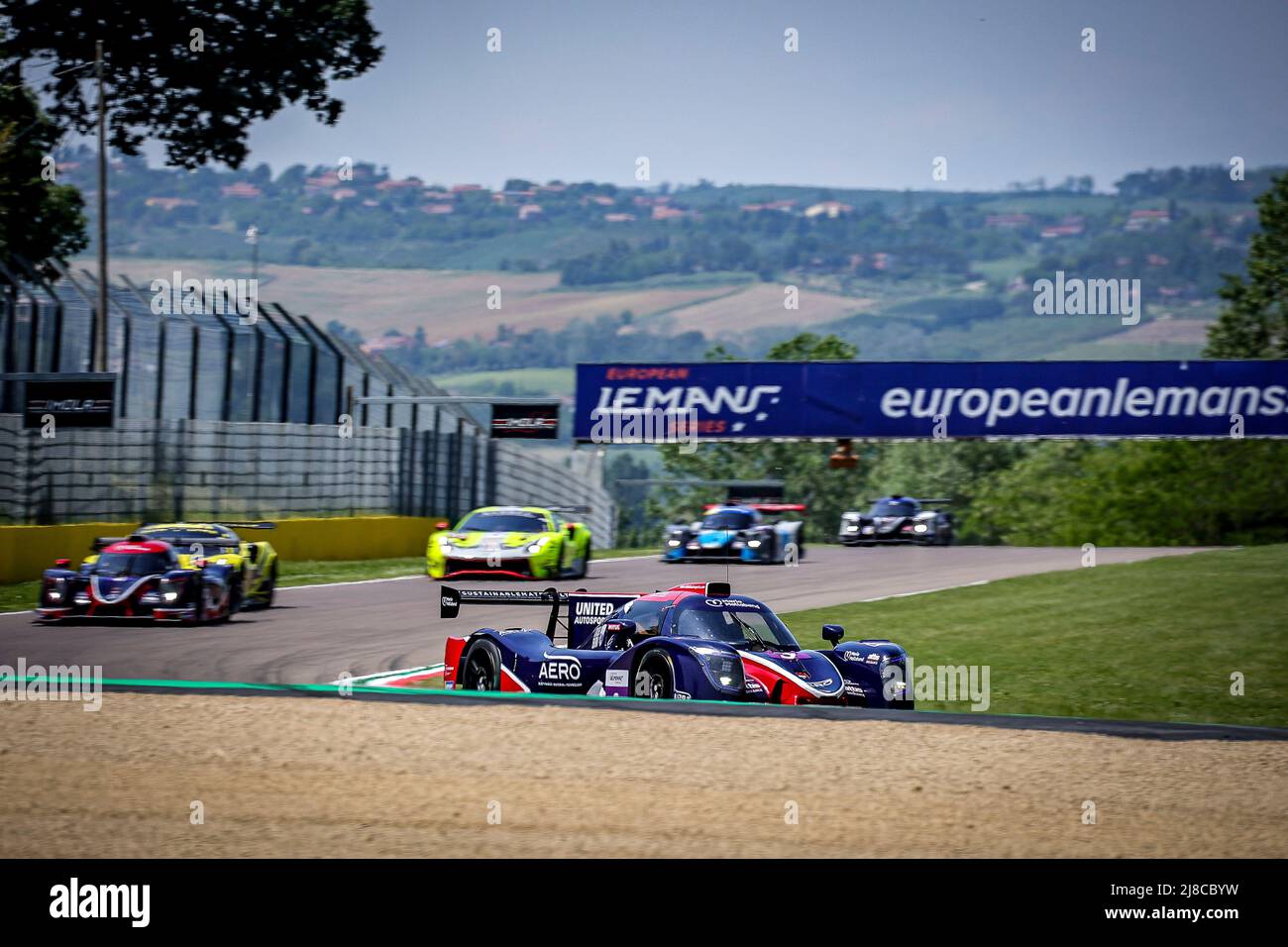 Mcguires Open Christmas 2022 Imola, Italy. 15Th May 2022. 03 Bentley Andrew (Gbr), Mcguire Jim (Usa),  Van Berlo Kay (Nld), United Autosports, Ligier Js P320 - Nissan, Action  During The 4 Hours Of Imola 2022, 2Nd