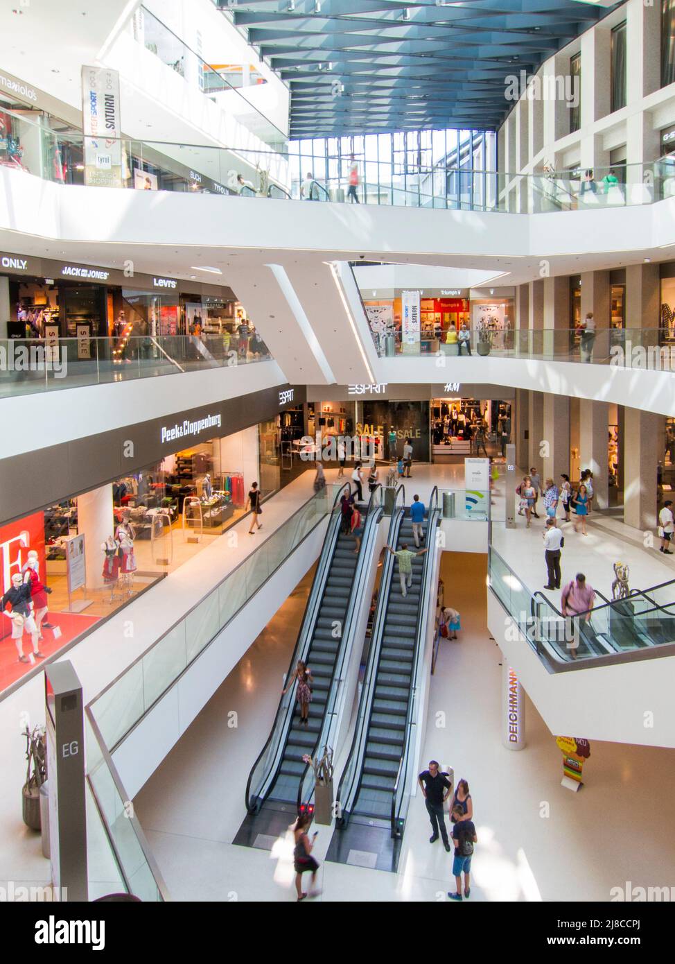 Kaufhaus Tyrol mall Innsbruck - Austria architecture David Chipperfield Stock Photo