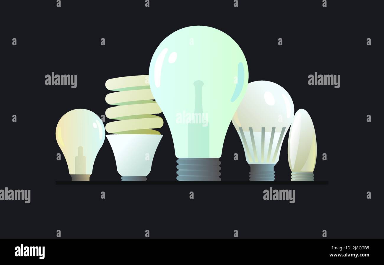 Glass electric light bulb. Lighting device. Energy Saving Technologies