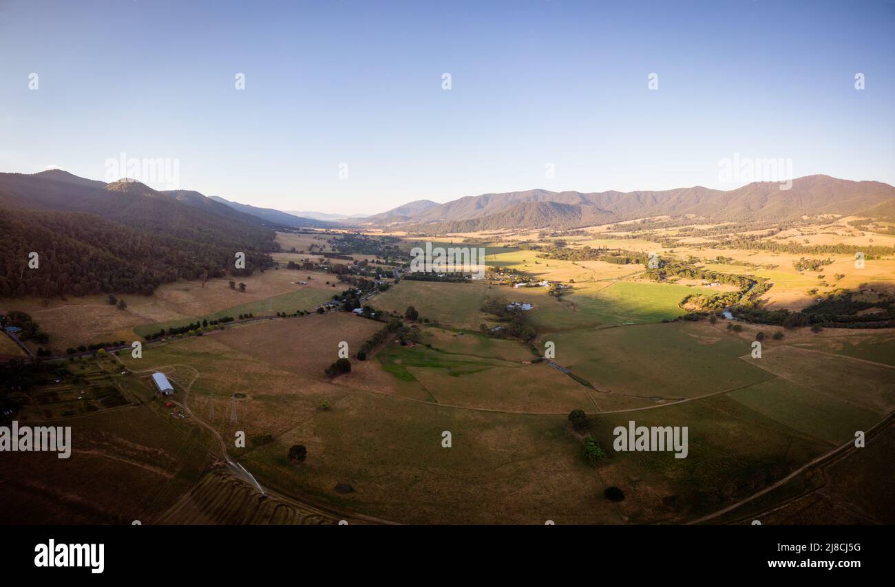 Kiewa Valley Views in Australia Stock Photo Alamy