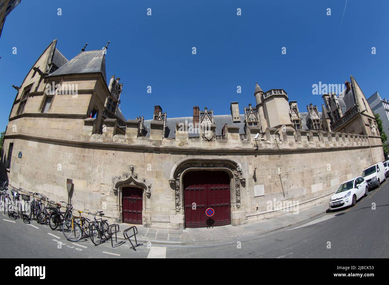 MUSEUM OF CLUNY AFTER REOPENING Stock Photo