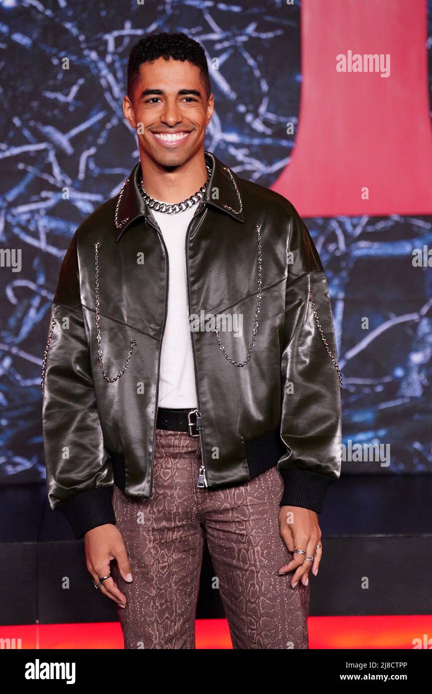 Brooklyn, New York, USA. 14th May, 2022. Boman Martinez-Reid at arrivals for STRANGER THINGS Season 4 Premiere in NYC - Part 2, Netflix Studios Brooklyn, Brooklyn, NY May 14, 2022. Photo By: Kristin Callahan/Everett Collection Credit: Everett Collection Inc/Alamy Live News Stock Photo