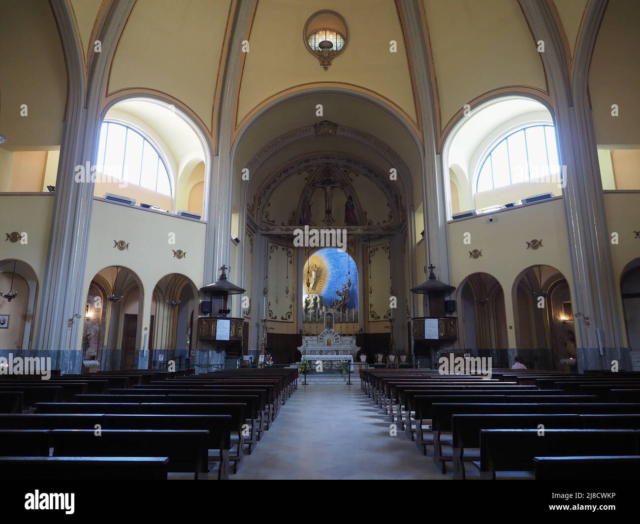 TURIN, ITALY - CIRCA MAY 2022: The church of Stigmata of Saint Francis of Assisi church Stock Photo
