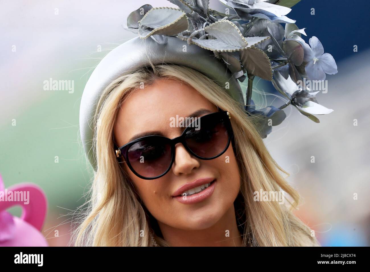 Model and former Miss World Rosanna Davison at Naas racecourse in County Kildare, Ireland. Picture date: Sunday May 15, 2022. Stock Photo