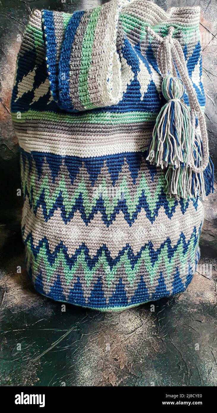 Handmade Fashionable Crochet Tshirt yarn bag for women  VaishnowHand