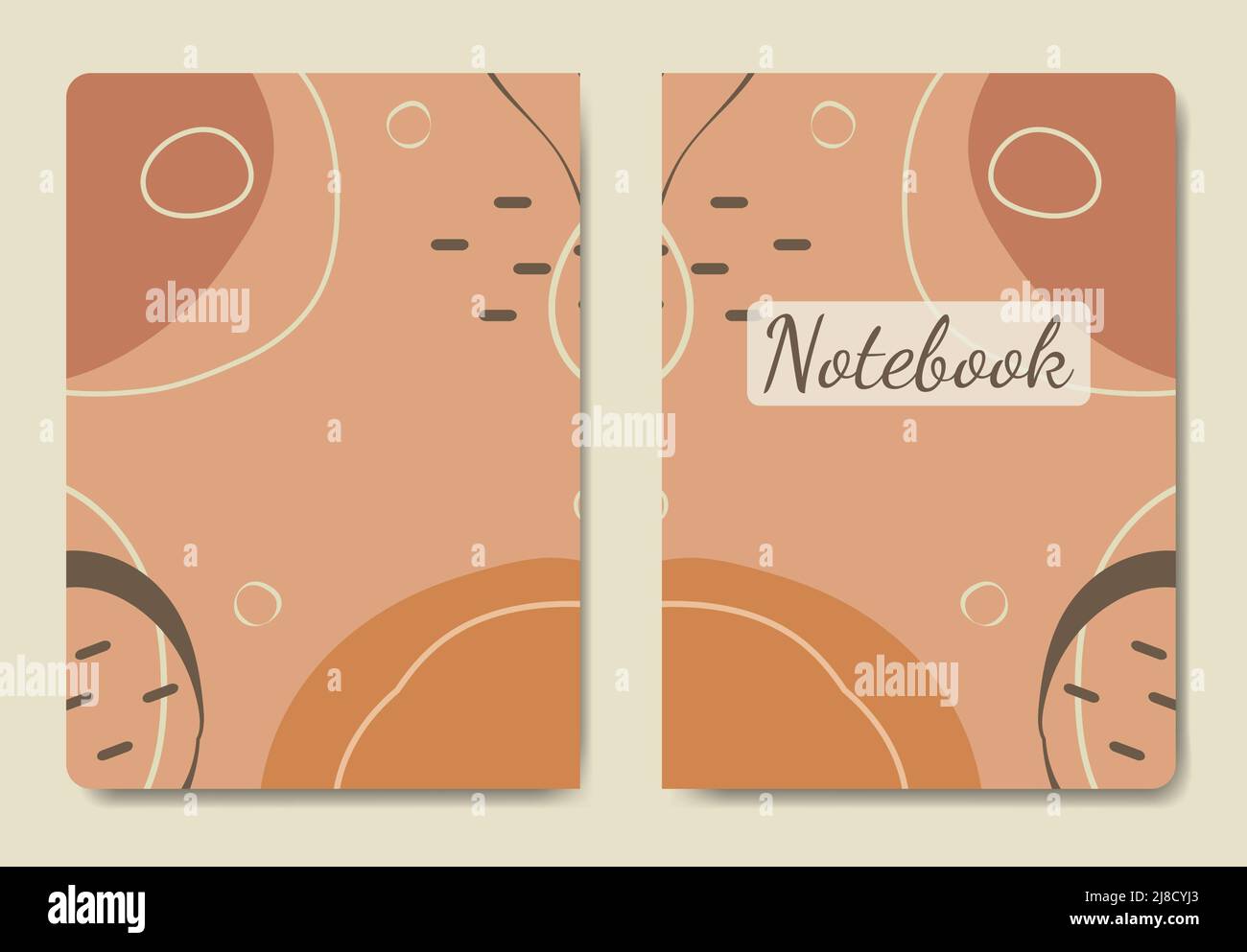 Abstract creative universal artistic template - doodle hand drawn elements Stock Vector