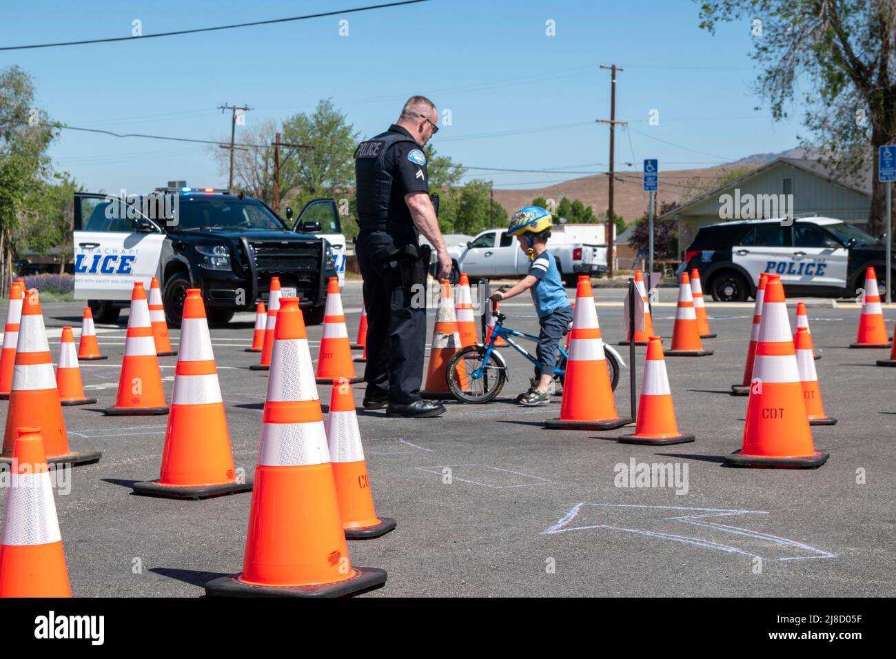 The Tehachapi Bike Rodeo is an event that is meant to teach children