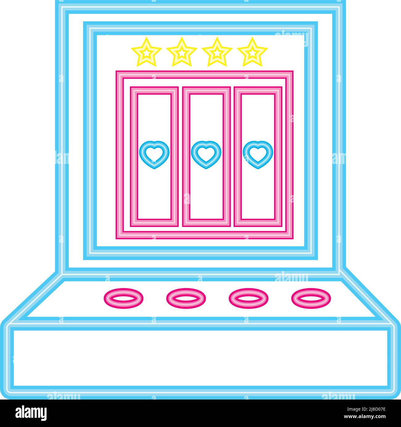 casino neon sign Stock Vector Image & Art - Alamy