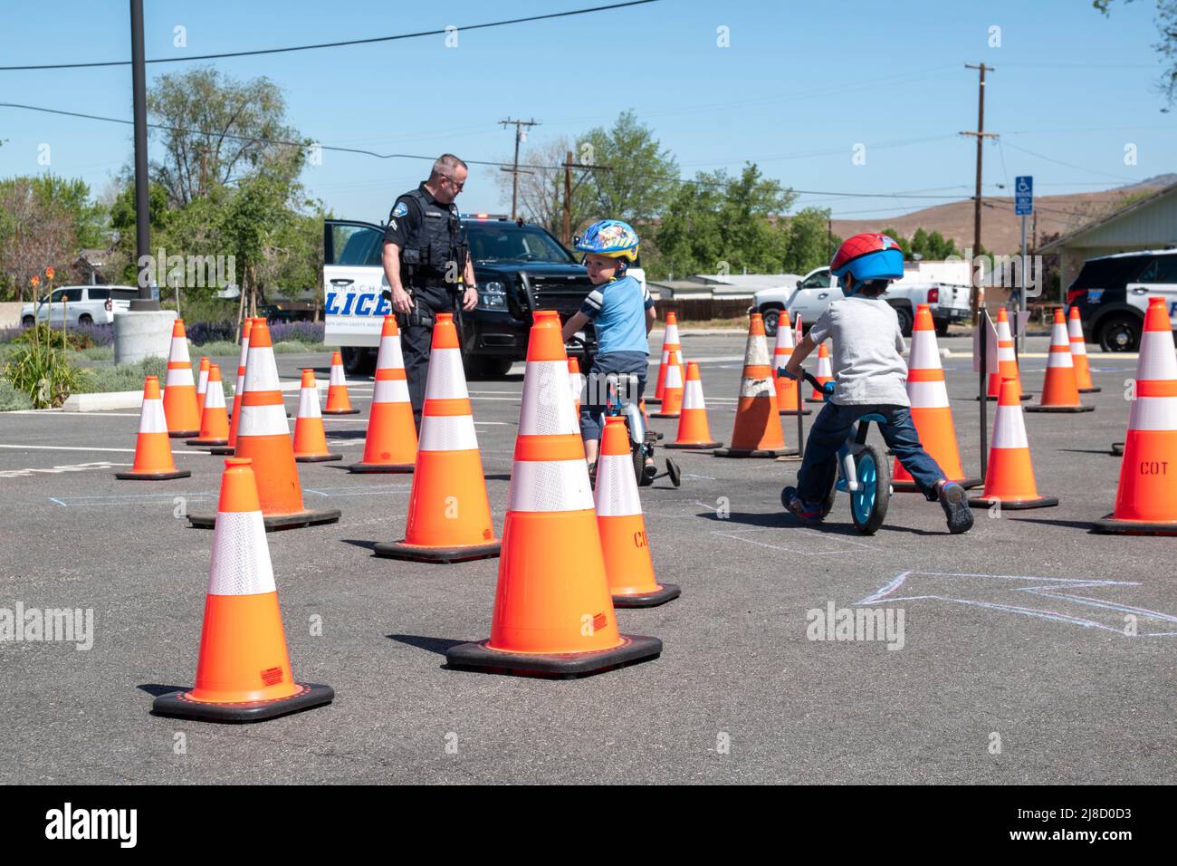 The Tehachapi Bike Rodeo is an event that is meant to teach children