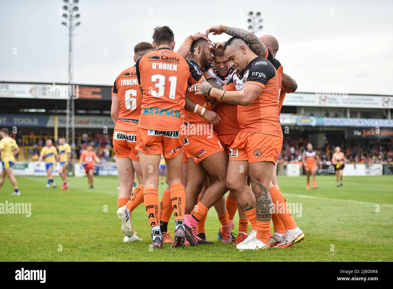 Castleford, England 15th May 2022 Jason Qareqare of Castleford