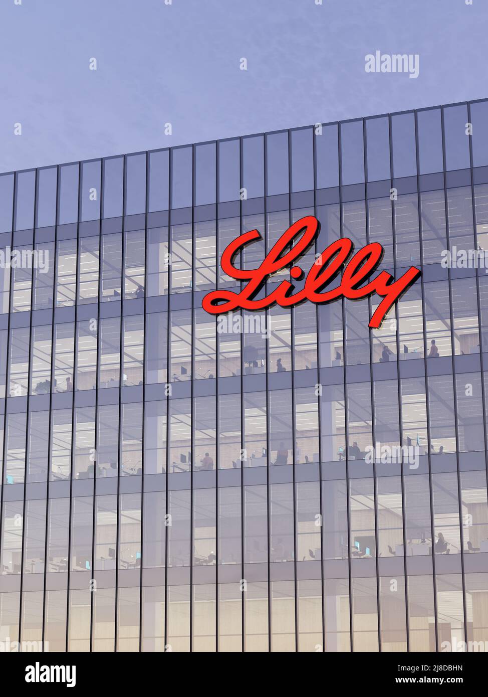 Indianapolis, IN, USA. May 2, 2022. Editorial Use Only, 3D CGI. Eli