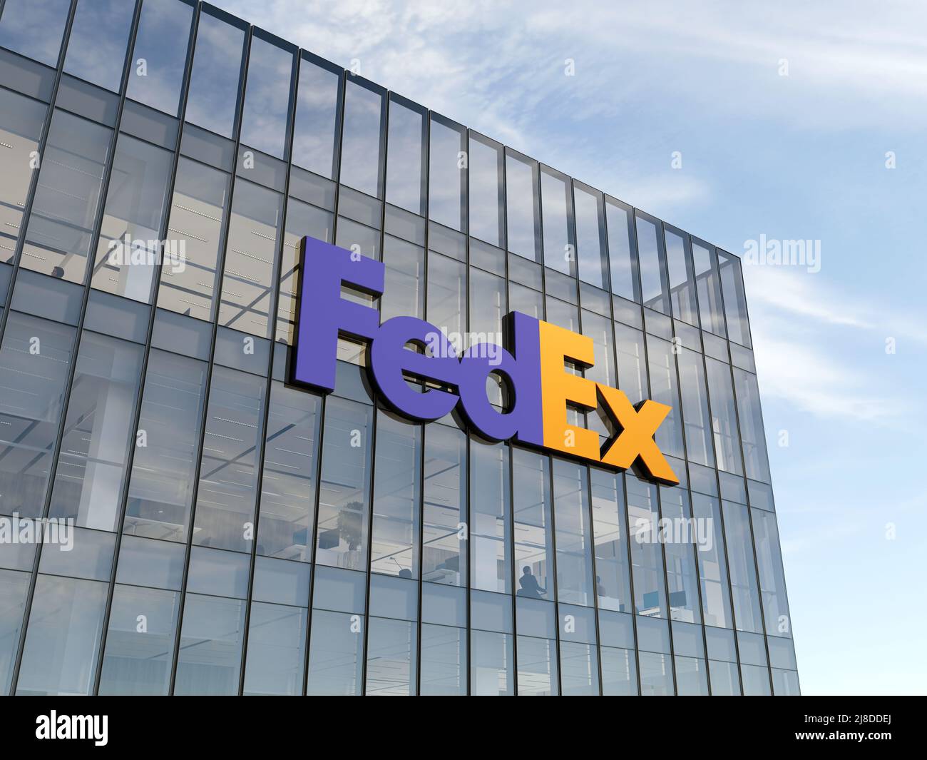 Memphis, TN, USA. May 2, 2022. Editorial Use Only, 3D CGI. FedEx ...