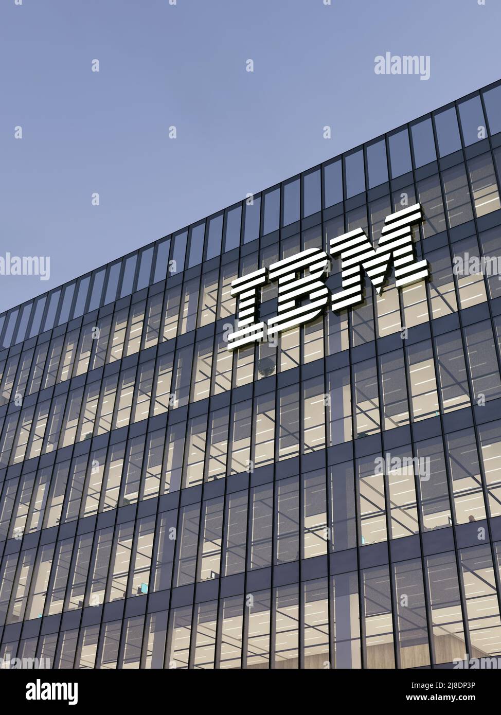 Armonk, NY, USA. May 2, 2022. Editorial Use Only, 3D CGI. IBM