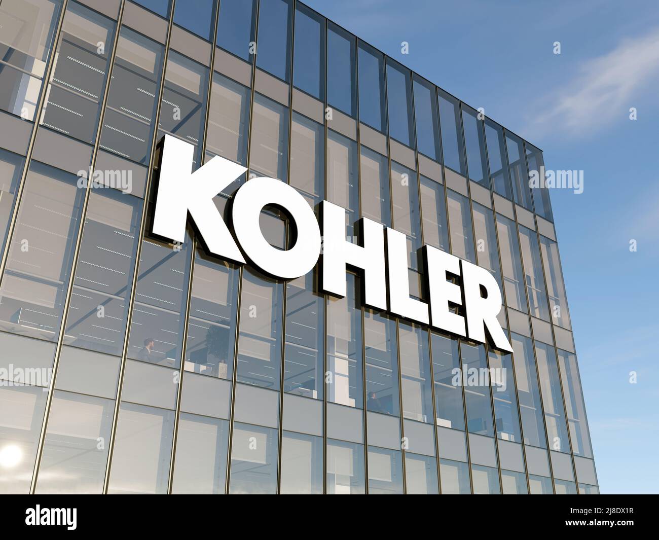 Kohler, WI, USA. May 2, 2022. Editorial Use Only, 3D CGI. Kohler
